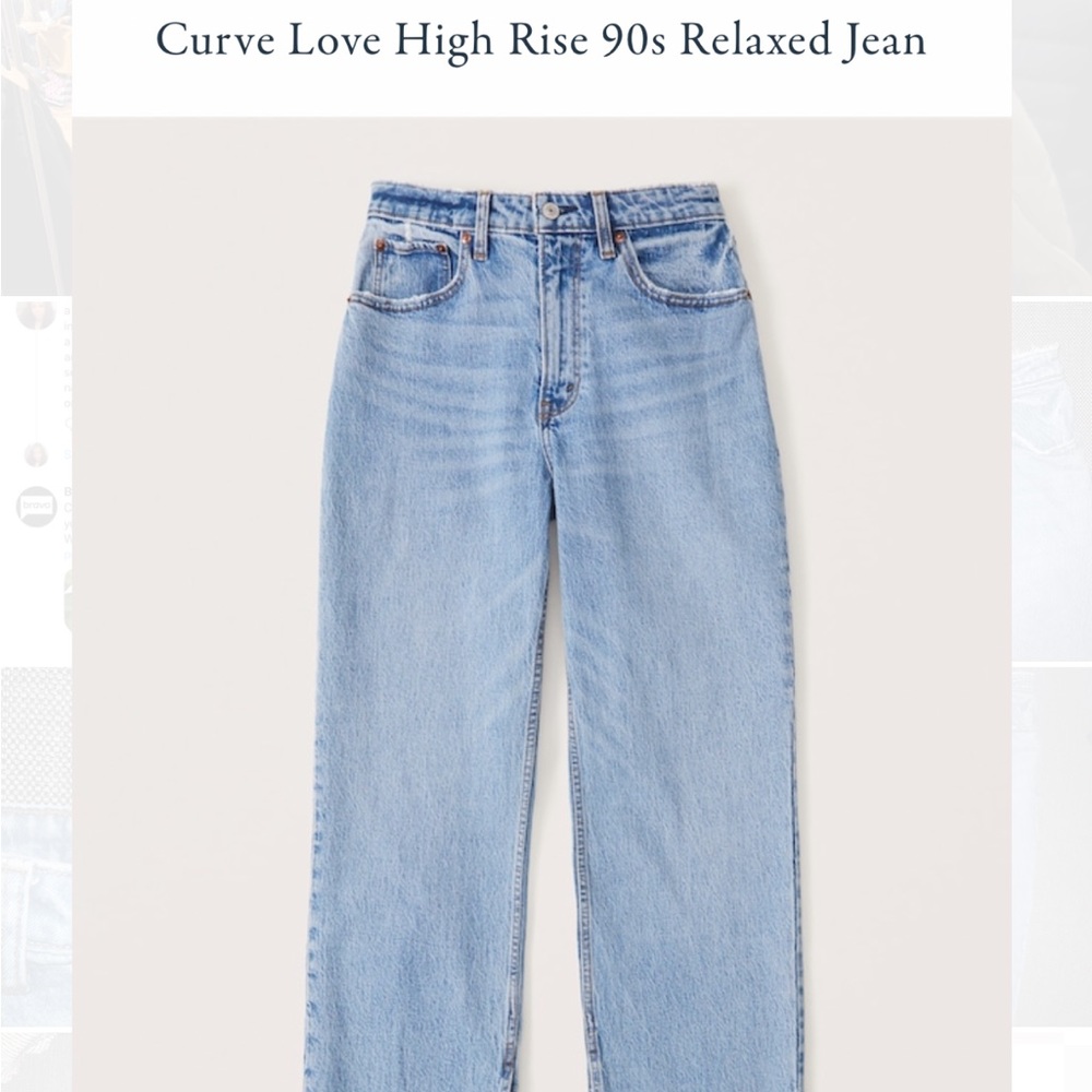 Curve Love High Rise 90s Relaxed Jean